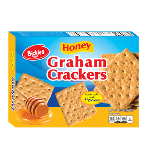 BICKIES GRAHAM CRACKERS HONEY 14 OZ