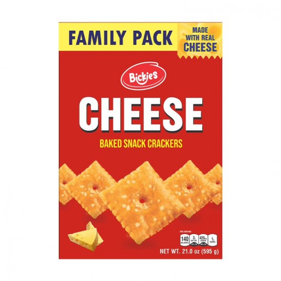 BICKIES CHEESE CRACKERS 21 OZ 